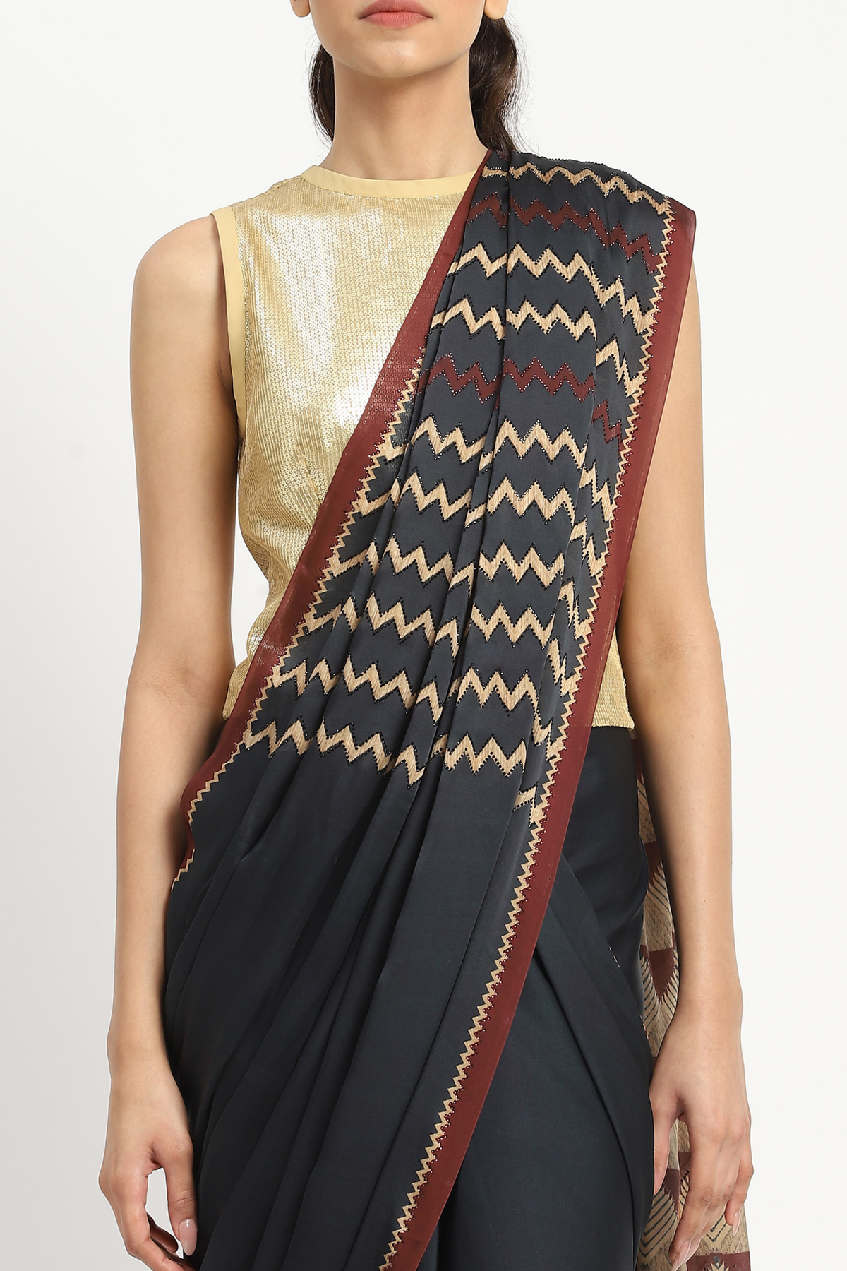 Razor Focus Embellished Saree