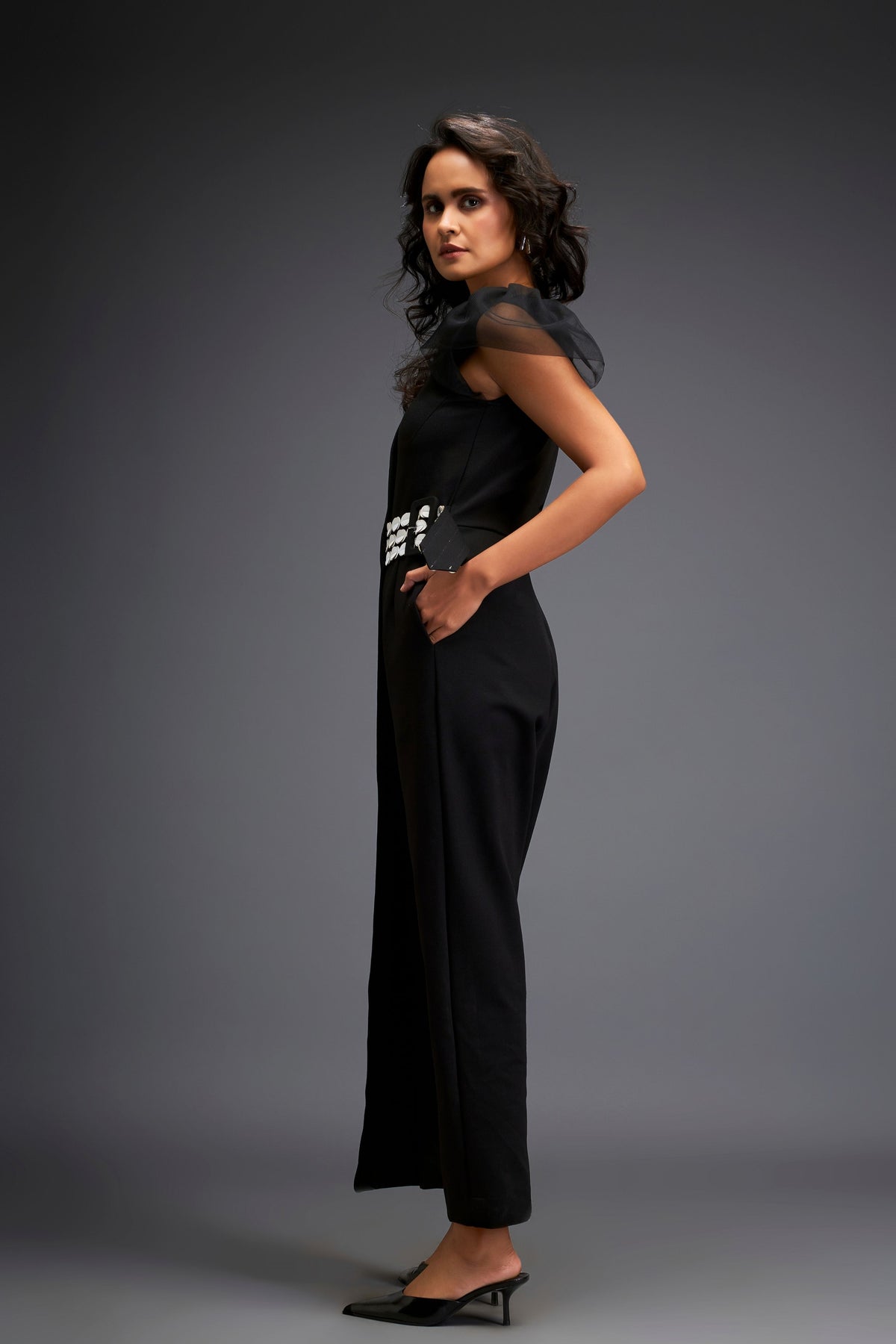 Black Tailored Jumpsuit