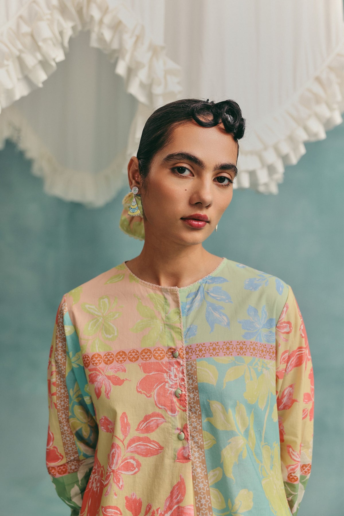 Patchwork Tunic Set