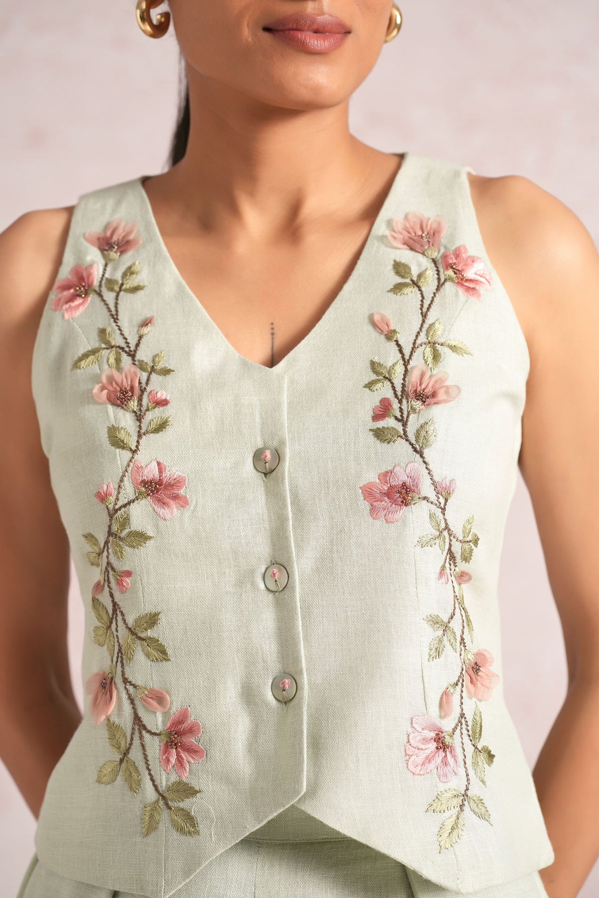 Blush Bonny Waist Coat