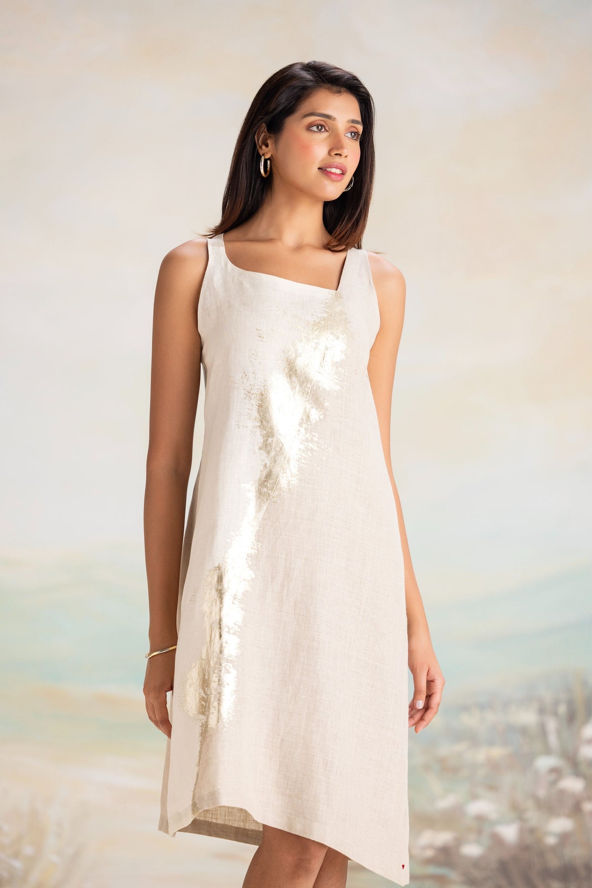 Sound Wave Natural Dress