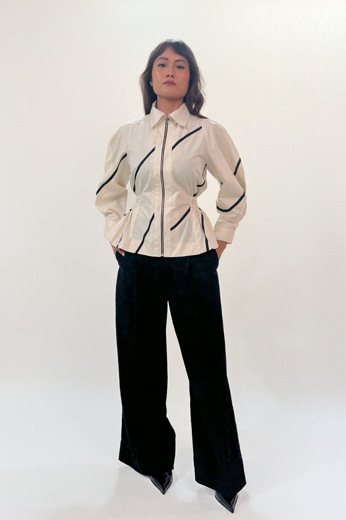 Bubble Hem Stem Top