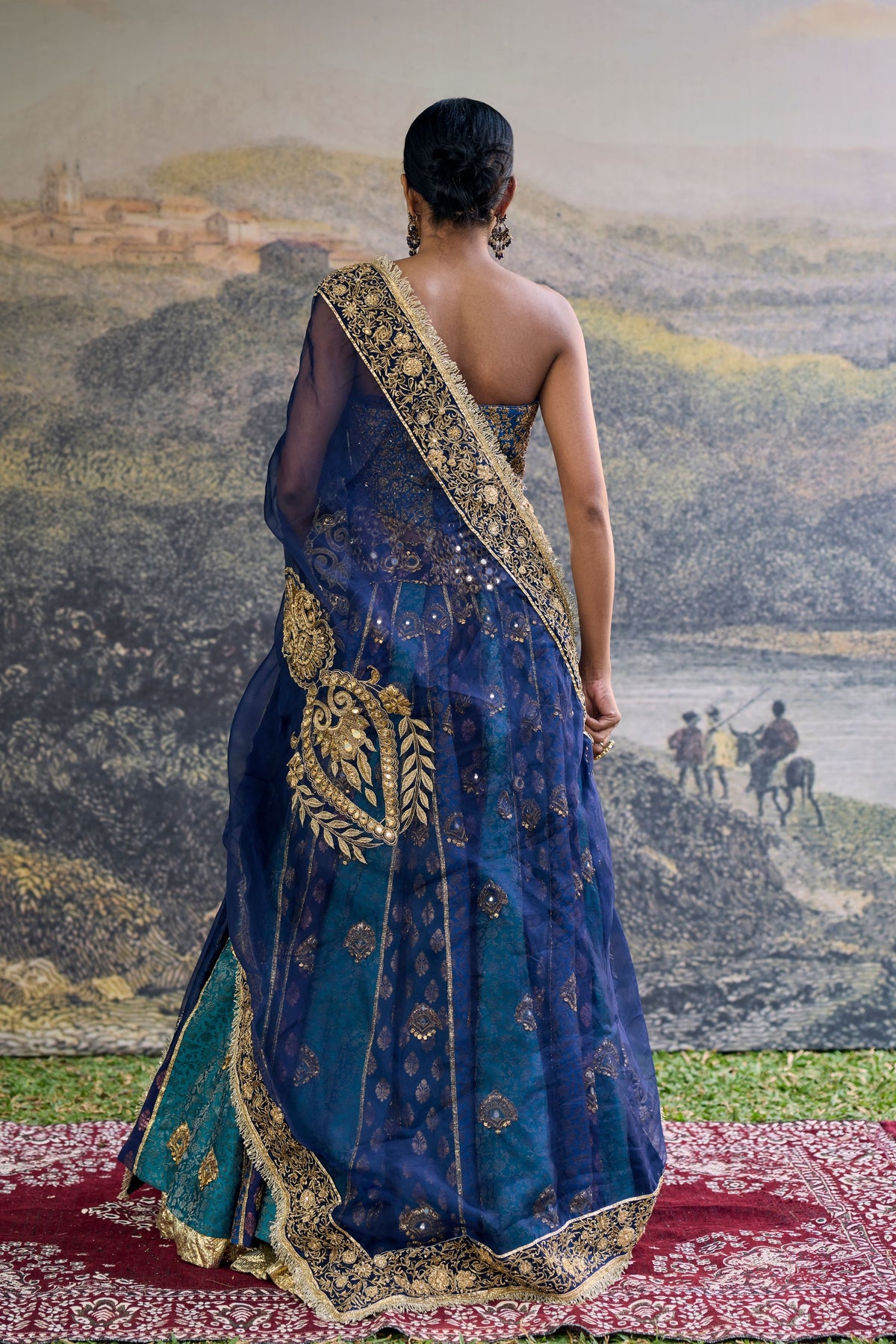 Nilratna Brocade Lehenga Set