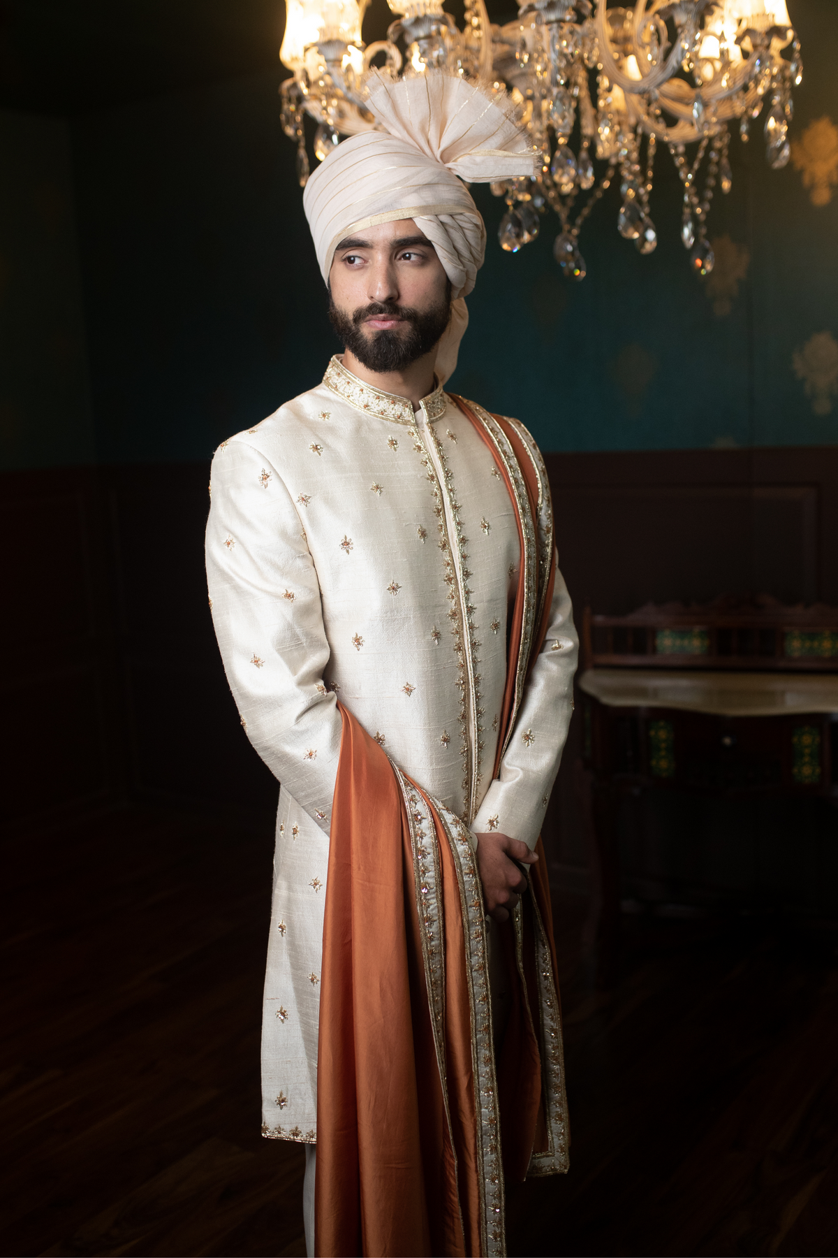 Desert Rouge Sherwani