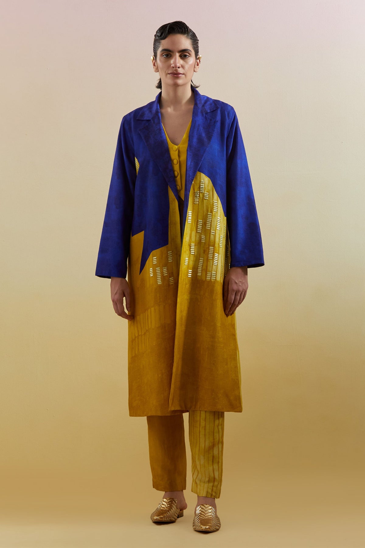 Omen Azure & Amber Jacket Set