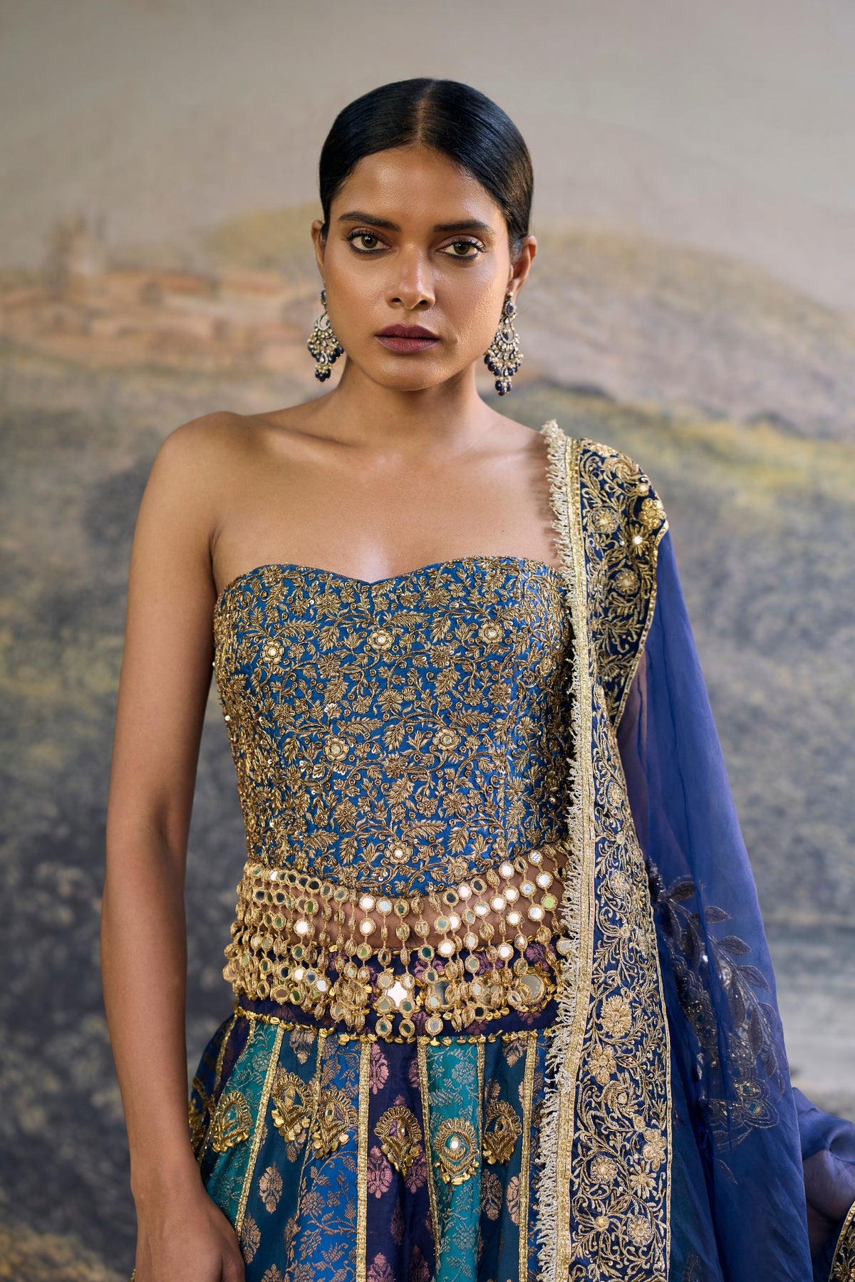 Nilratna Brocade Lehenga Set