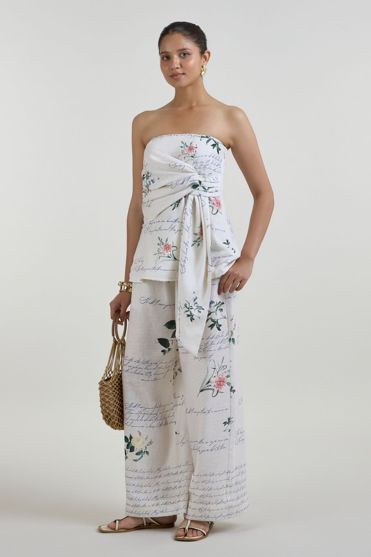 Poetry Strapless Co-Ord Set