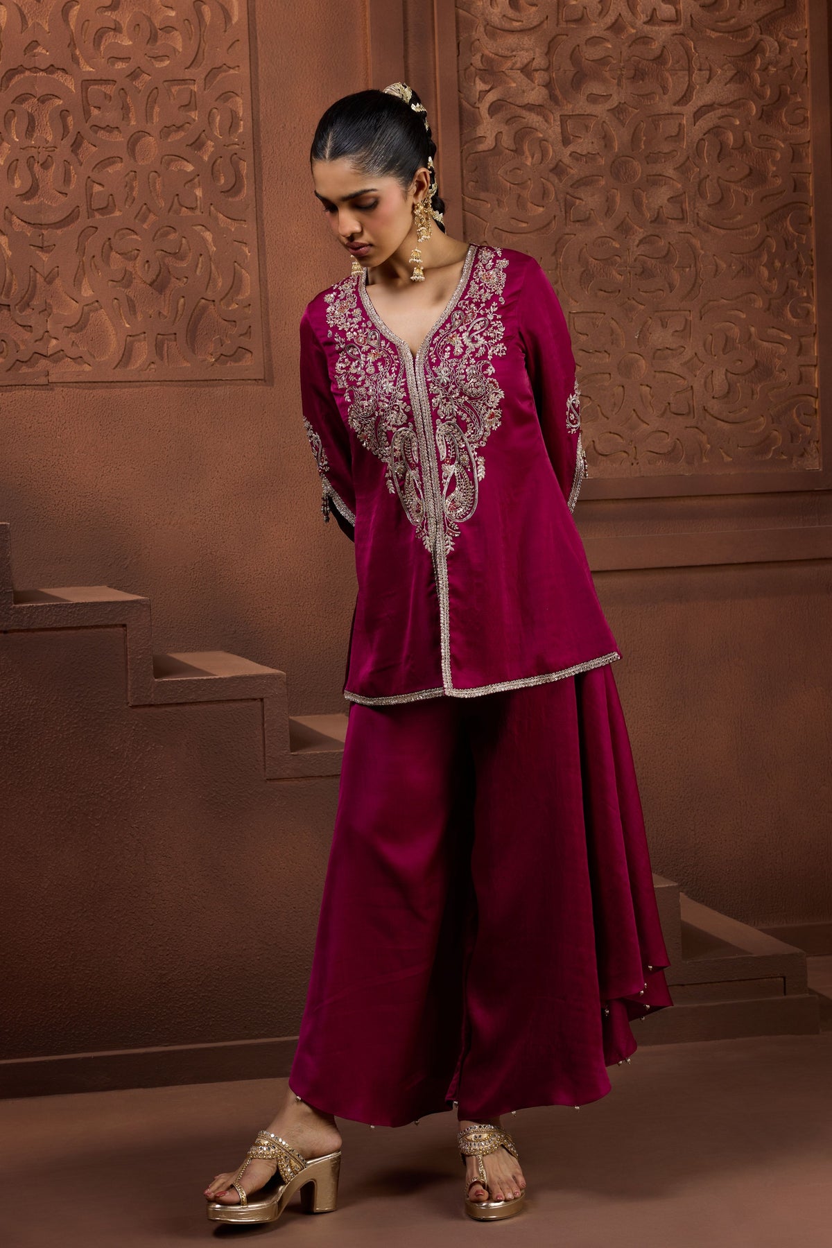 Rani Phulwari Tunic Set
