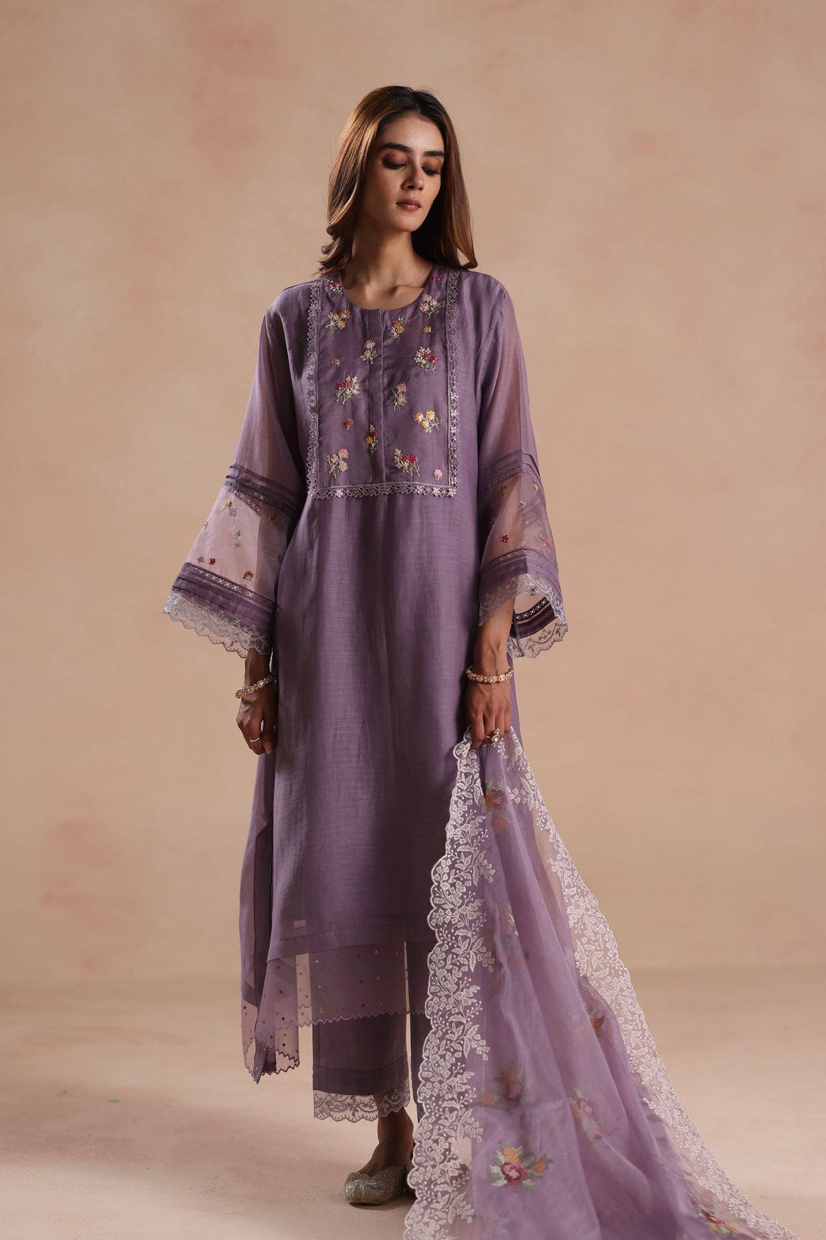 Siara Purple Kurta Set