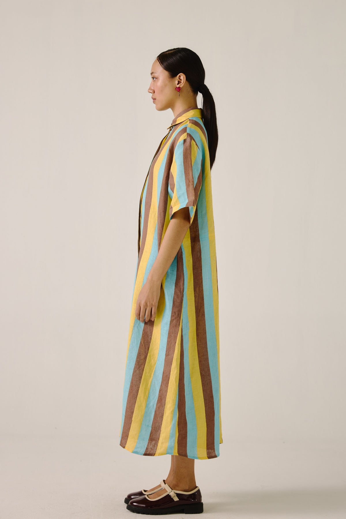 Stripper Print Ava Dress