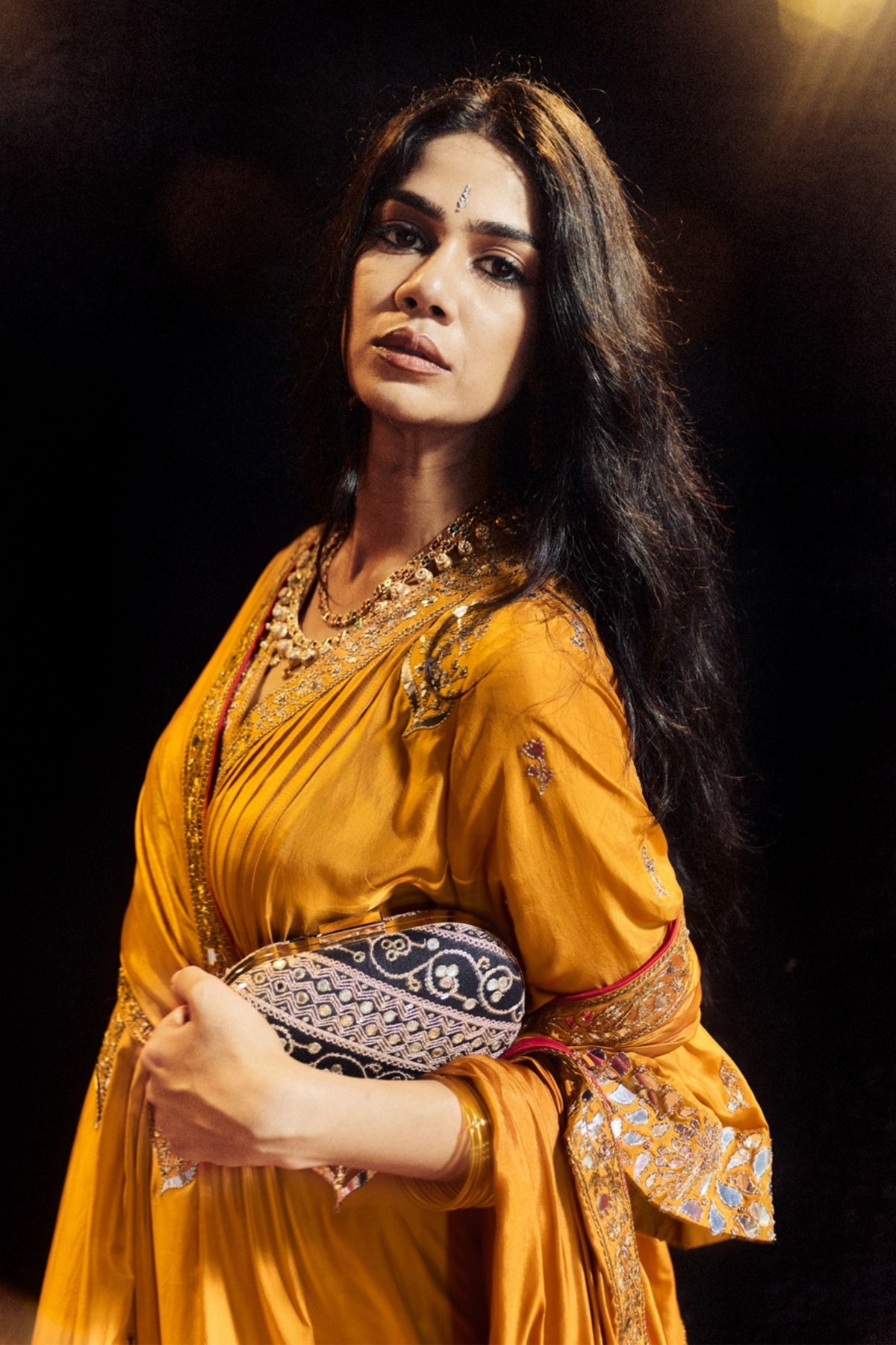Amer Sarso Kurta Set