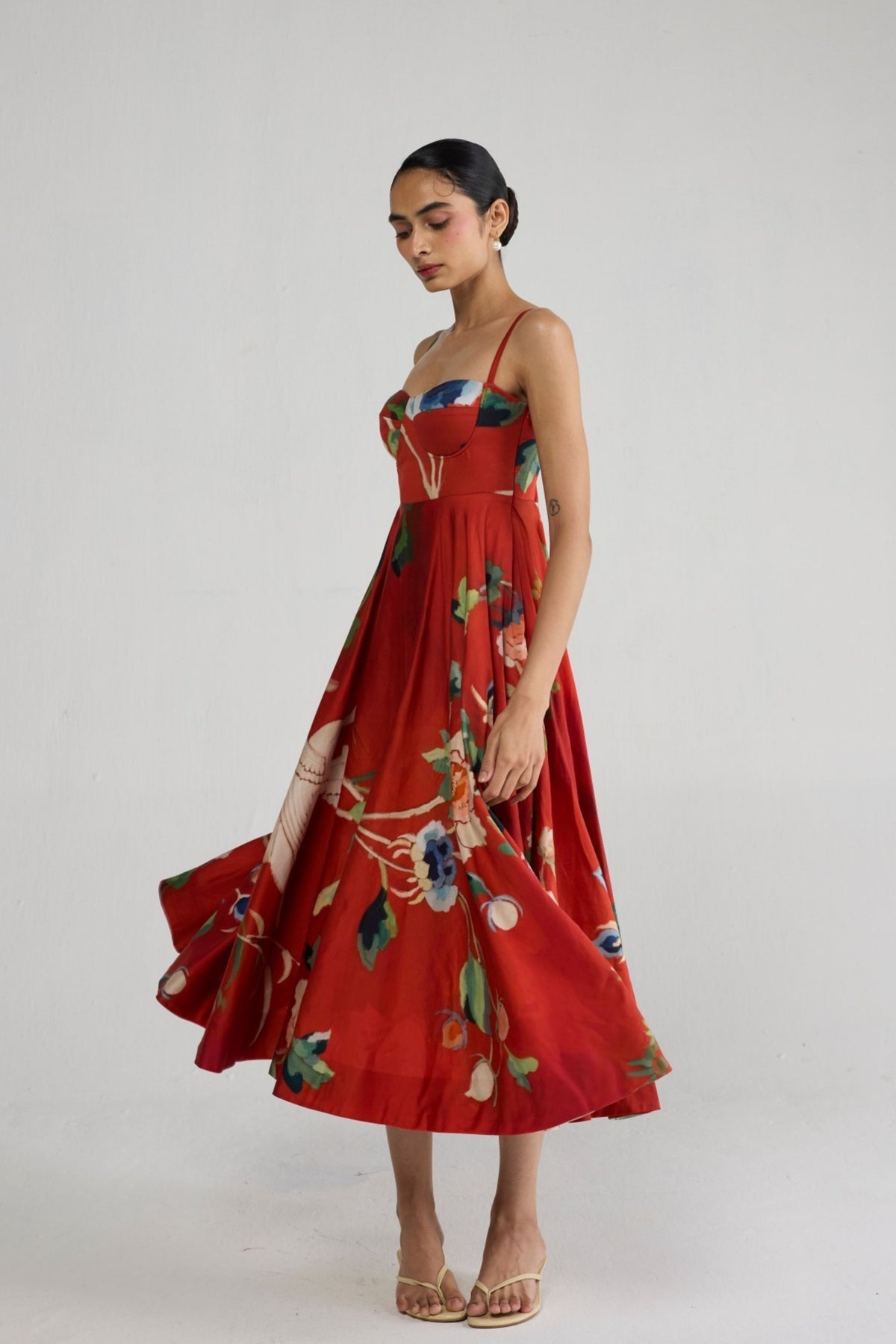 Bara Flared Bralette Dress