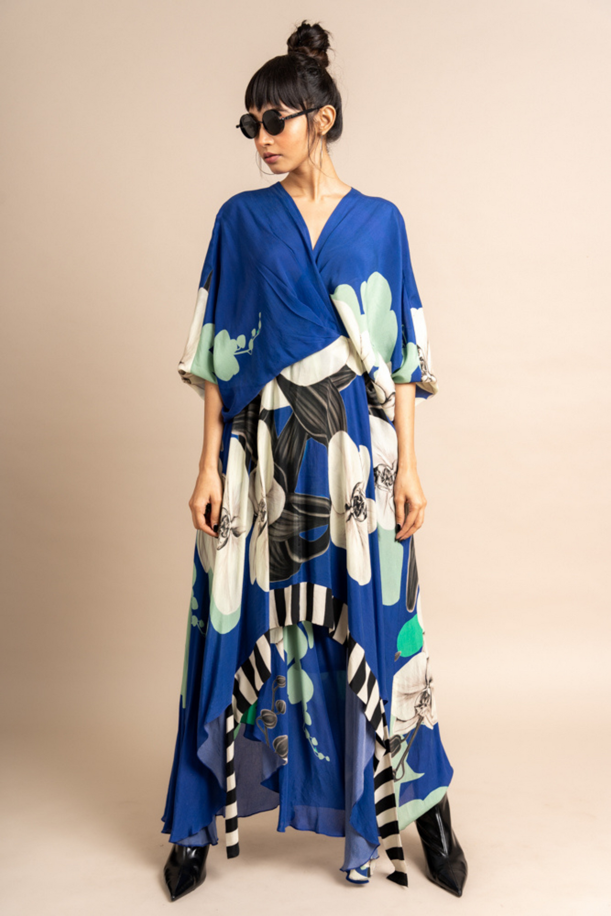 Cobalt Print Hanki Dress