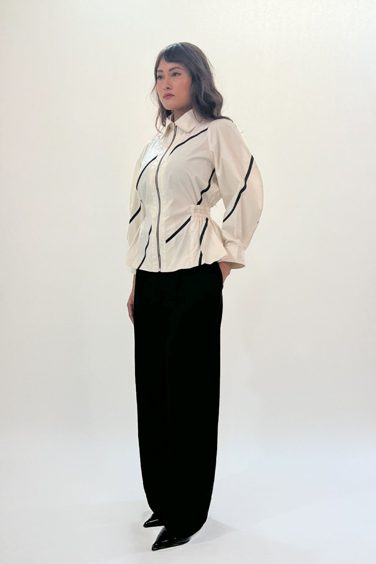 Bubble Hem Stem Top