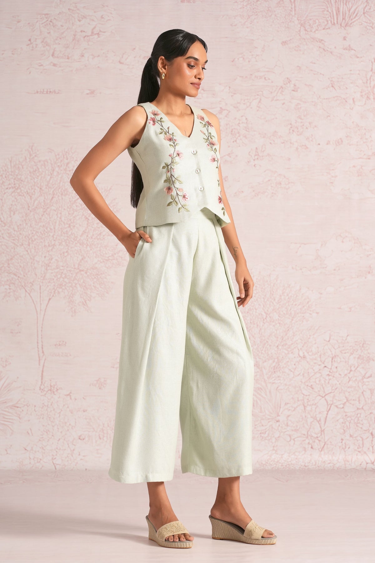 Blush Bonny Waist Coat