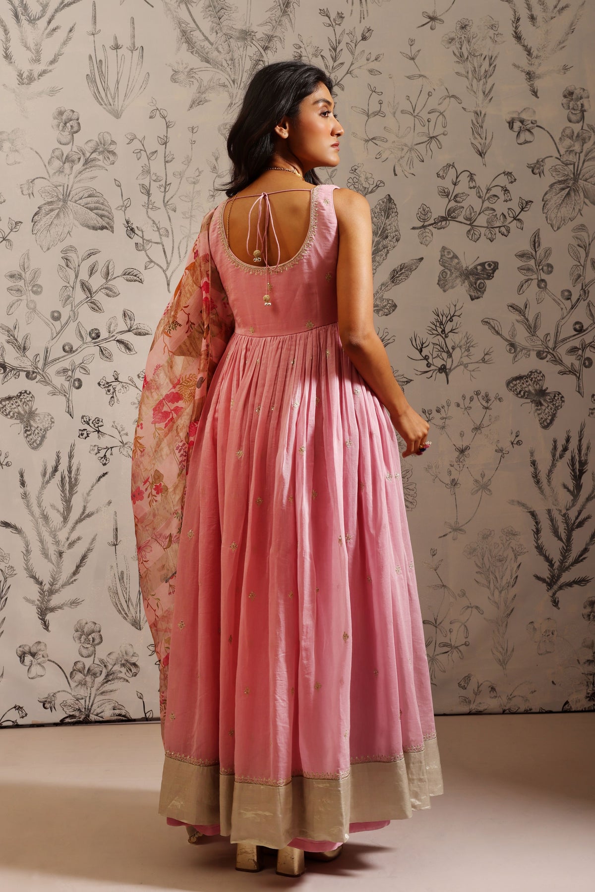 Aparajita Pink Anarkali Set