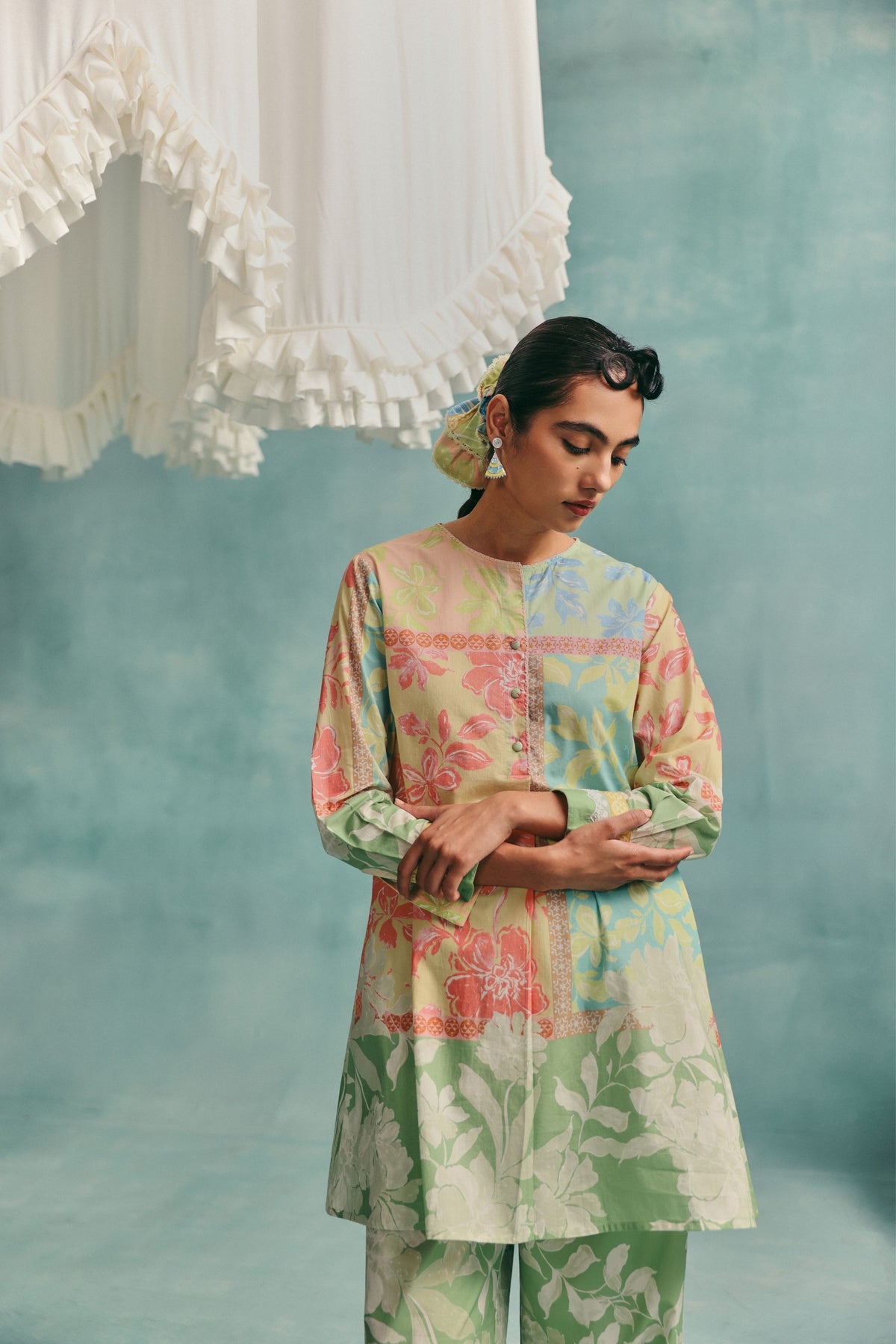 Patchwork Tunic Set