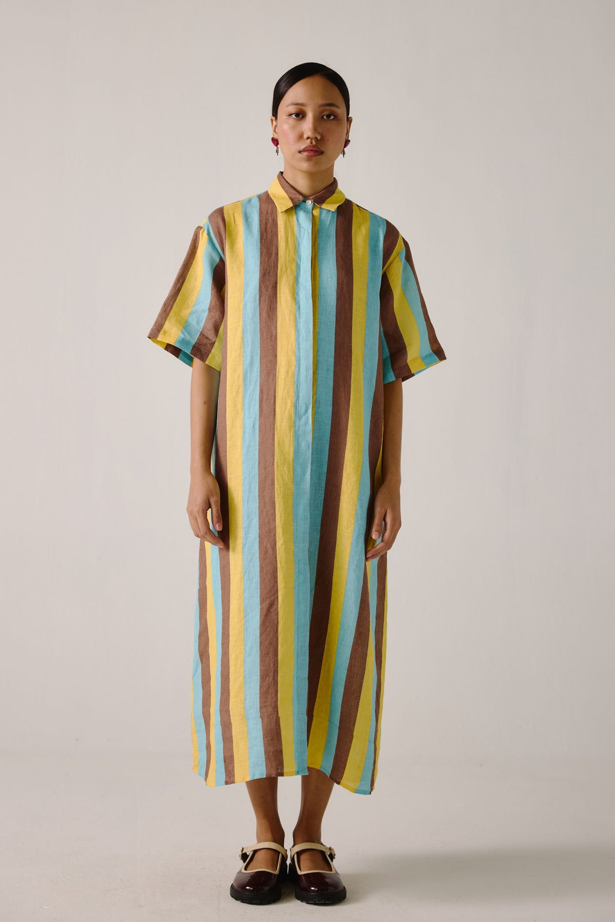 Stripper Print Ava Dress