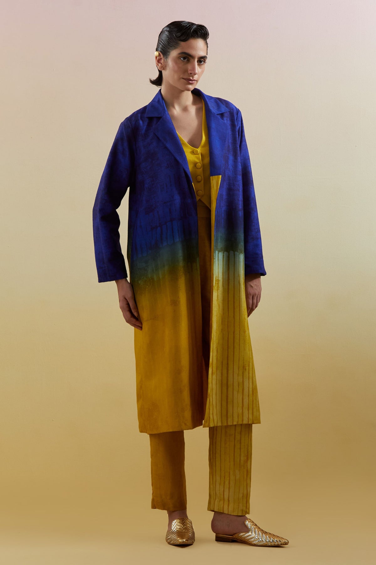 Omen Azure & Amber Jacket Set