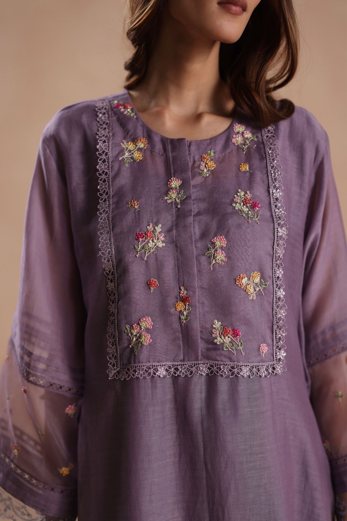 Siara Purple Kurta Set