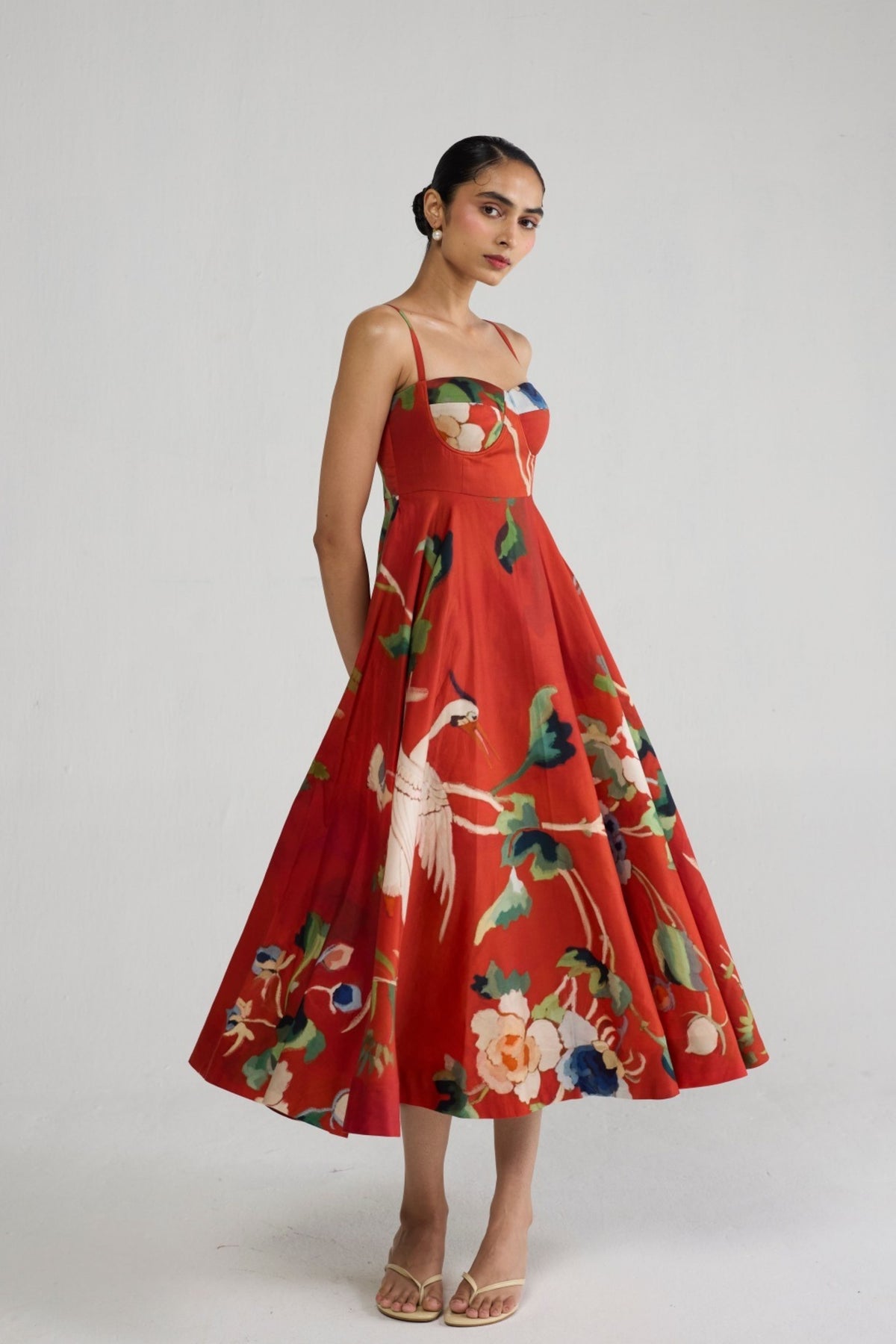 Bara Flared Bralette Dress