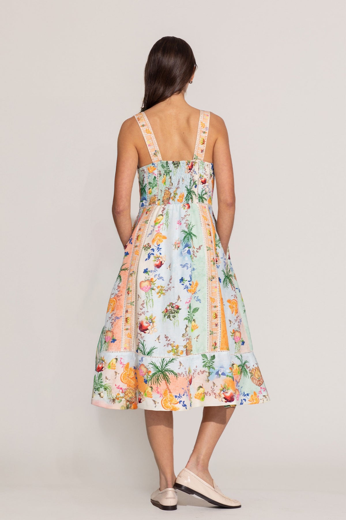 Alora Panel Midi Dress