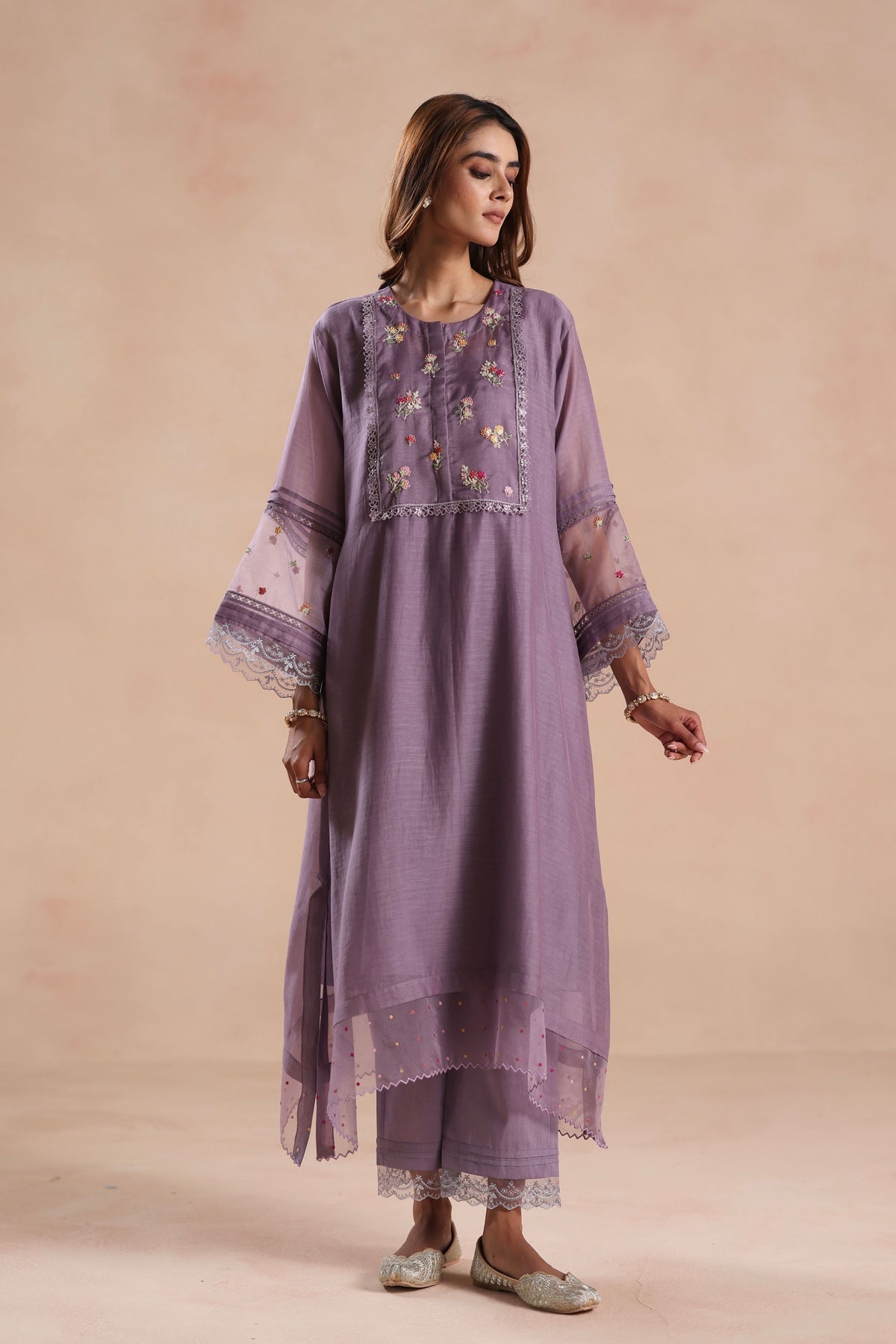 Siara Purple Kurta Set