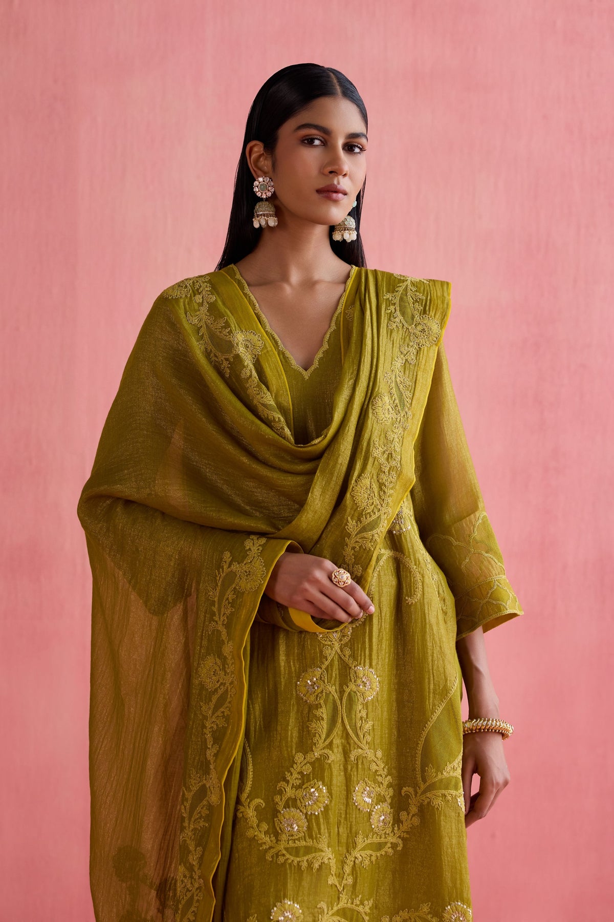 Khwaab Green Kurta Set