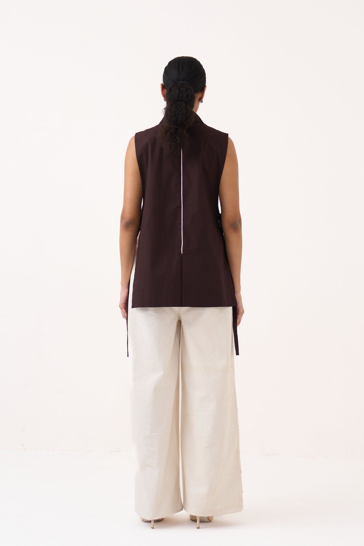 Floral Applique Waistcoat Set