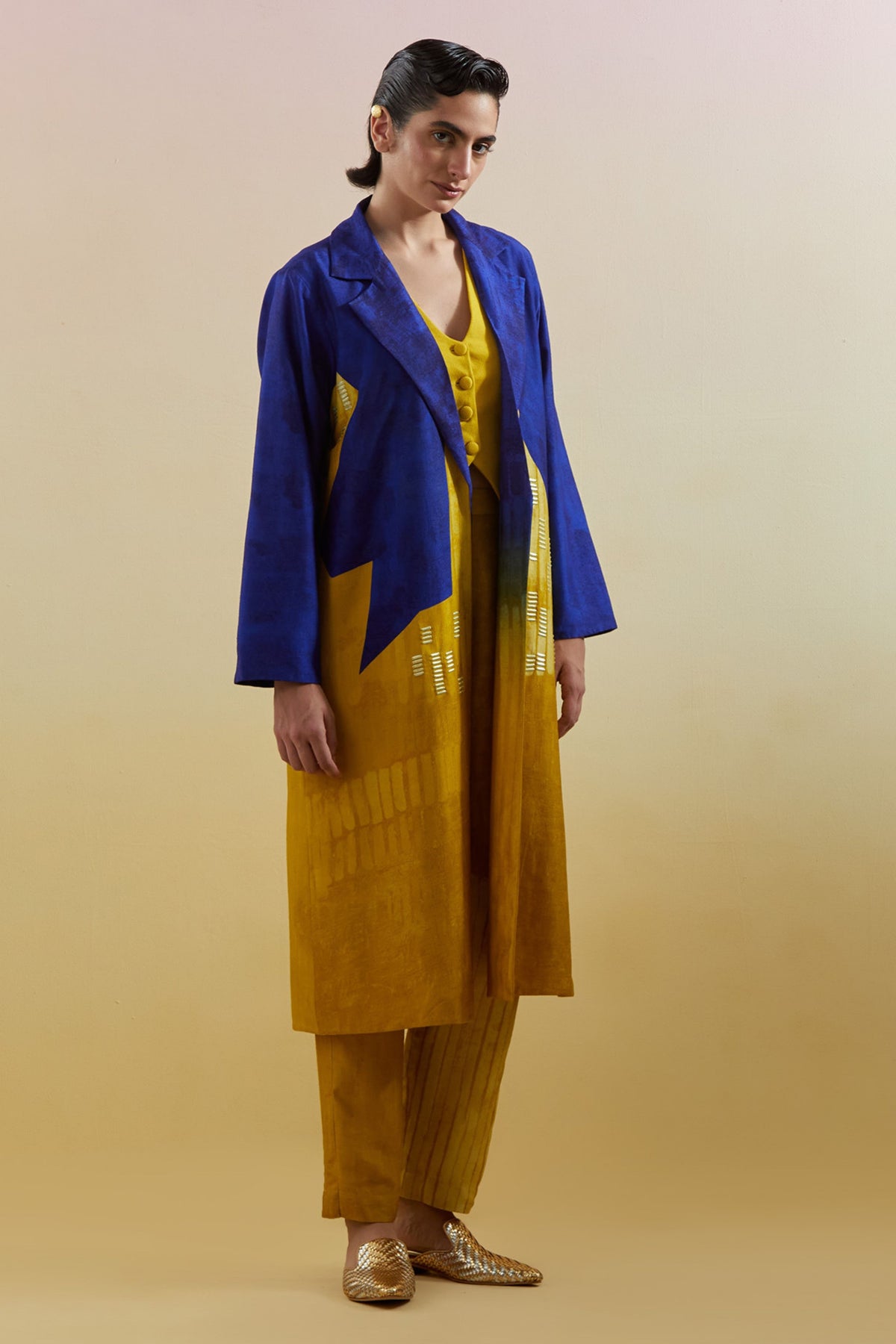 Omen Azure & Amber Jacket Set