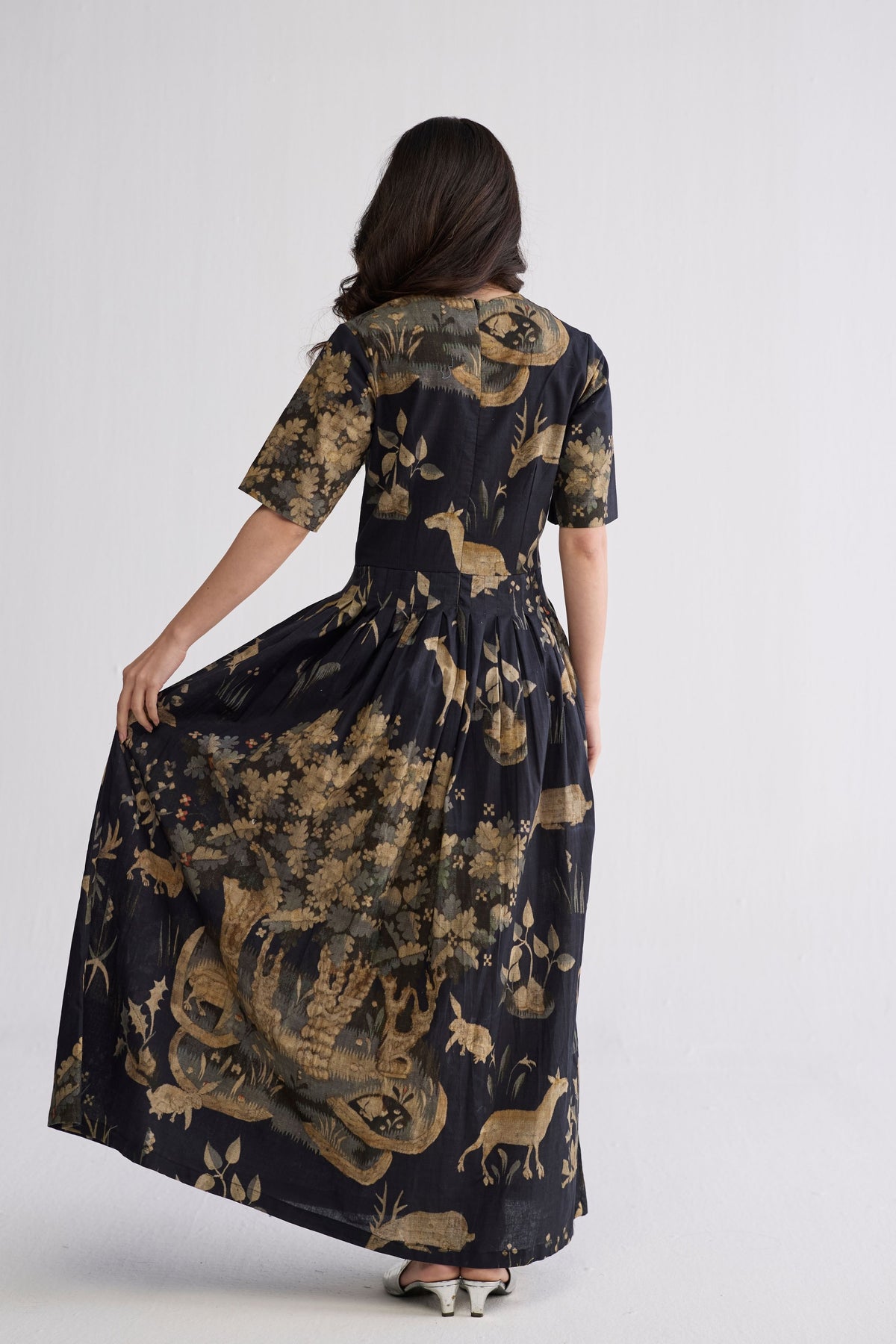 Banyan Half Pleated Dress