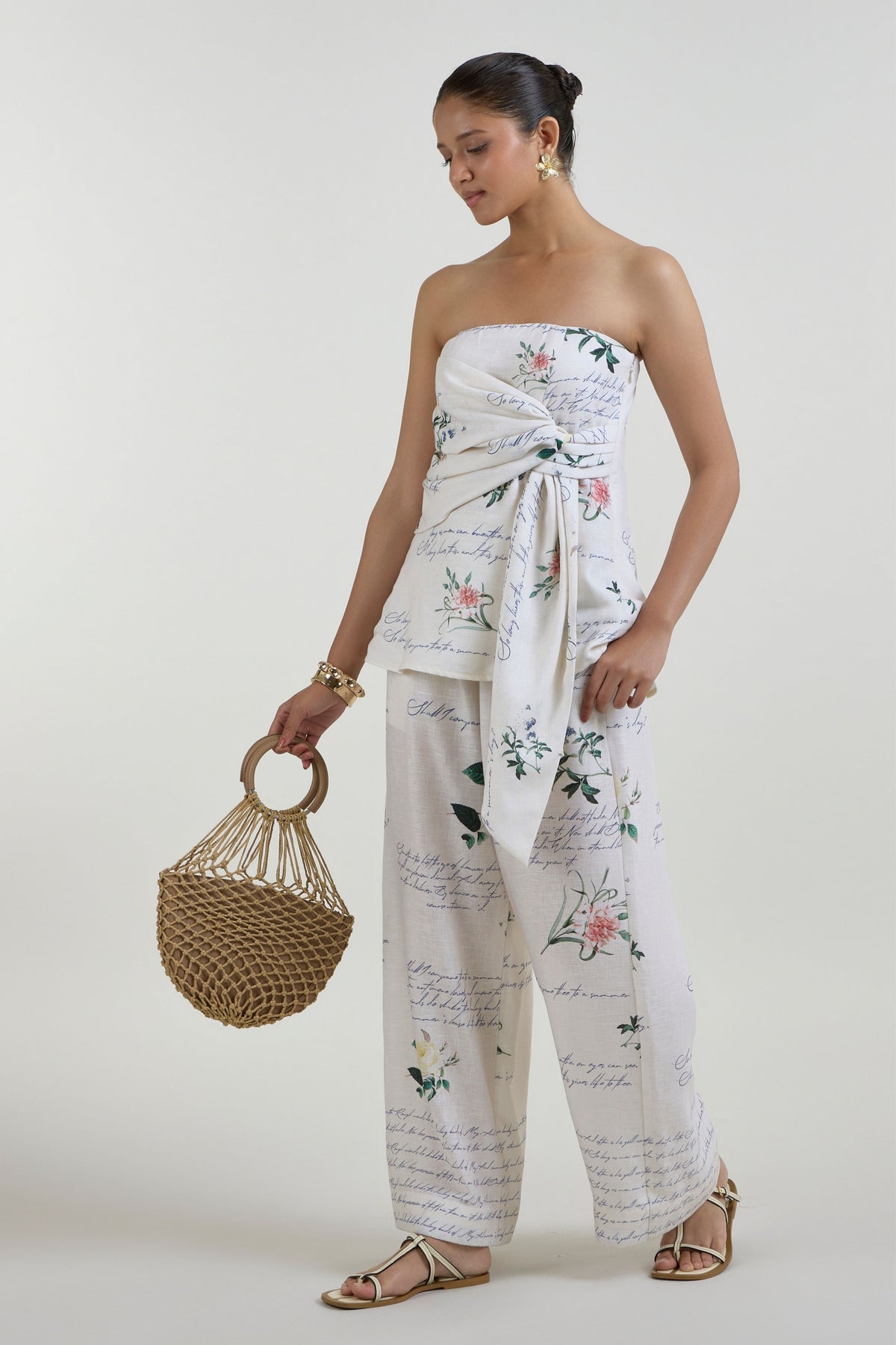 Poetry Strapless Co-Ord Set
