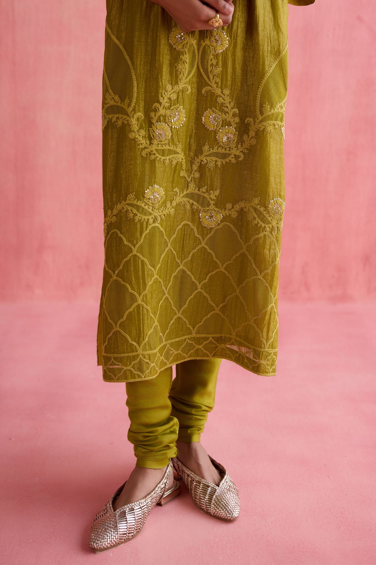 Khwaab Green Kurta Set