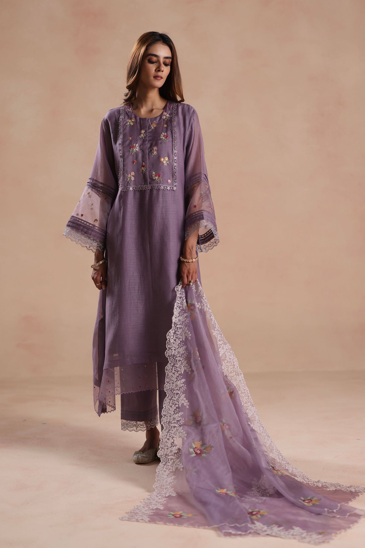 Siara Purple Kurta Set