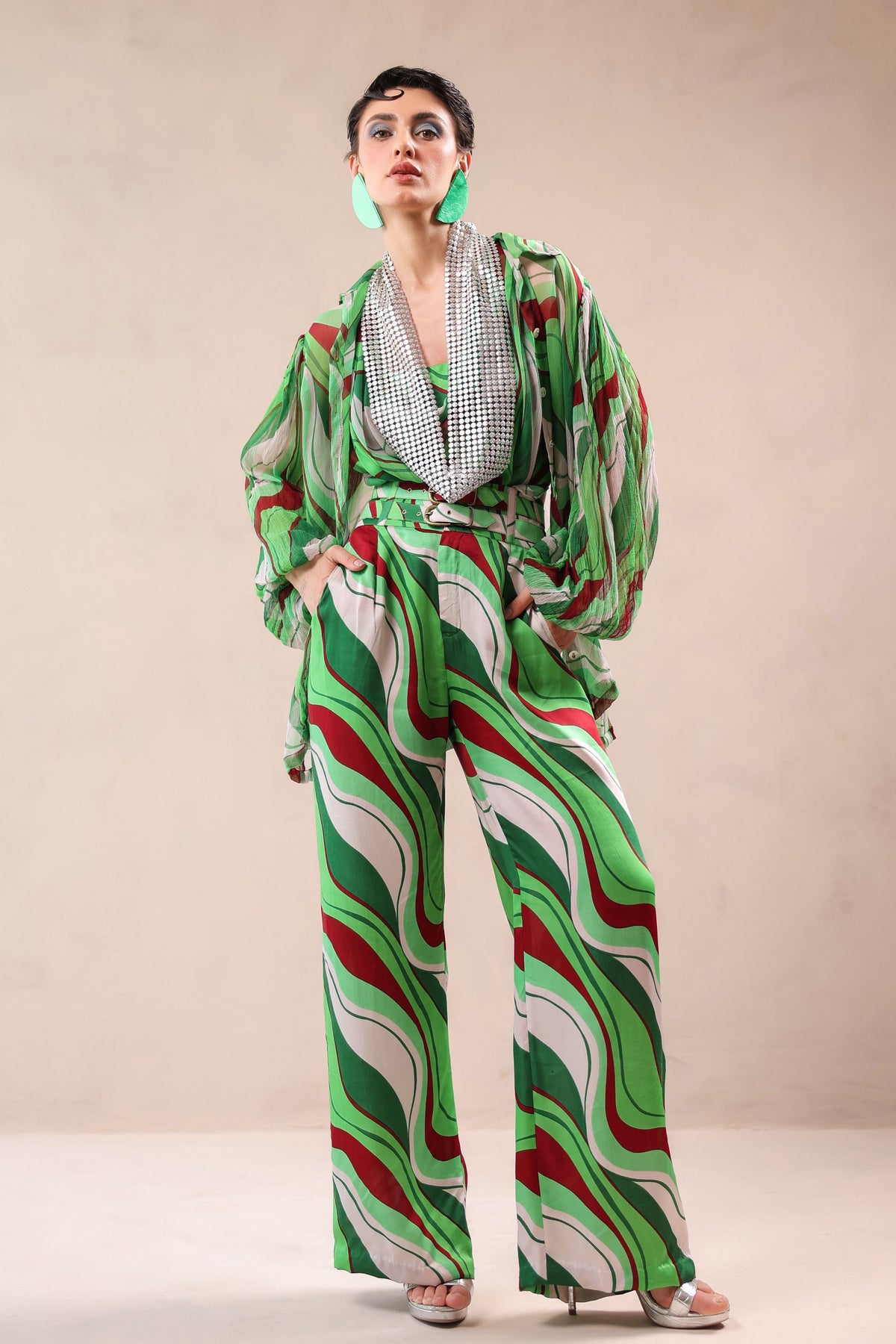 All Green Co-ord Set