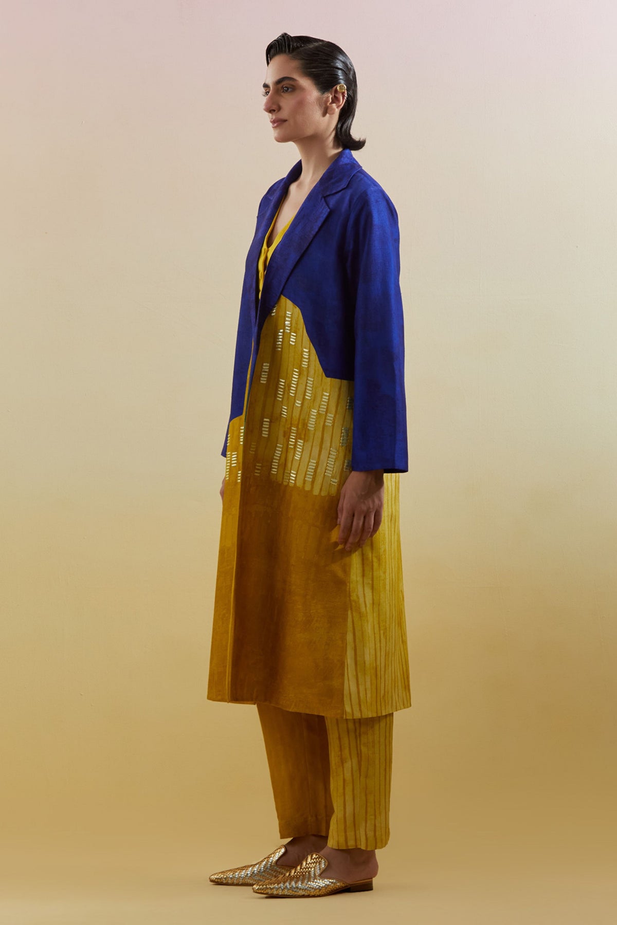 Omen Azure & Amber Jacket Set