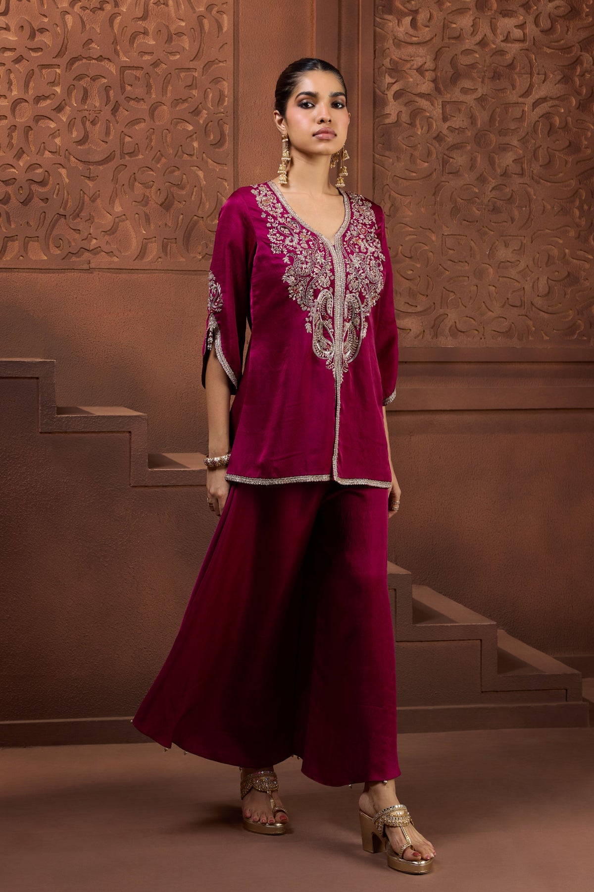 Rani Phulwari Tunic Set