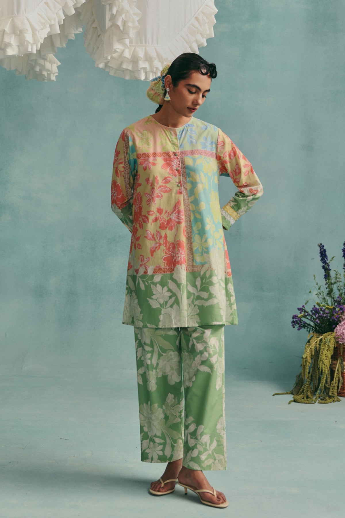 Patchwork Tunic Set