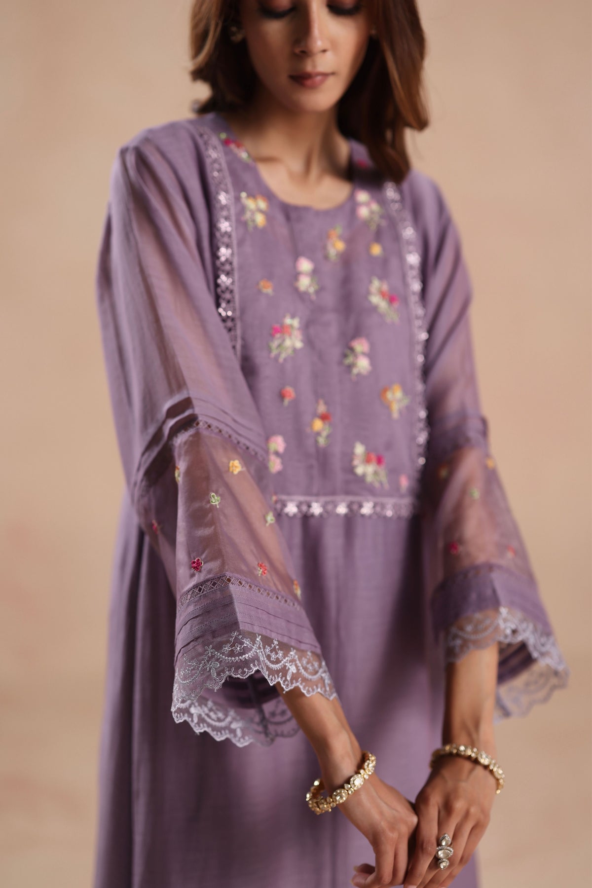 Siara Purple Kurta Set