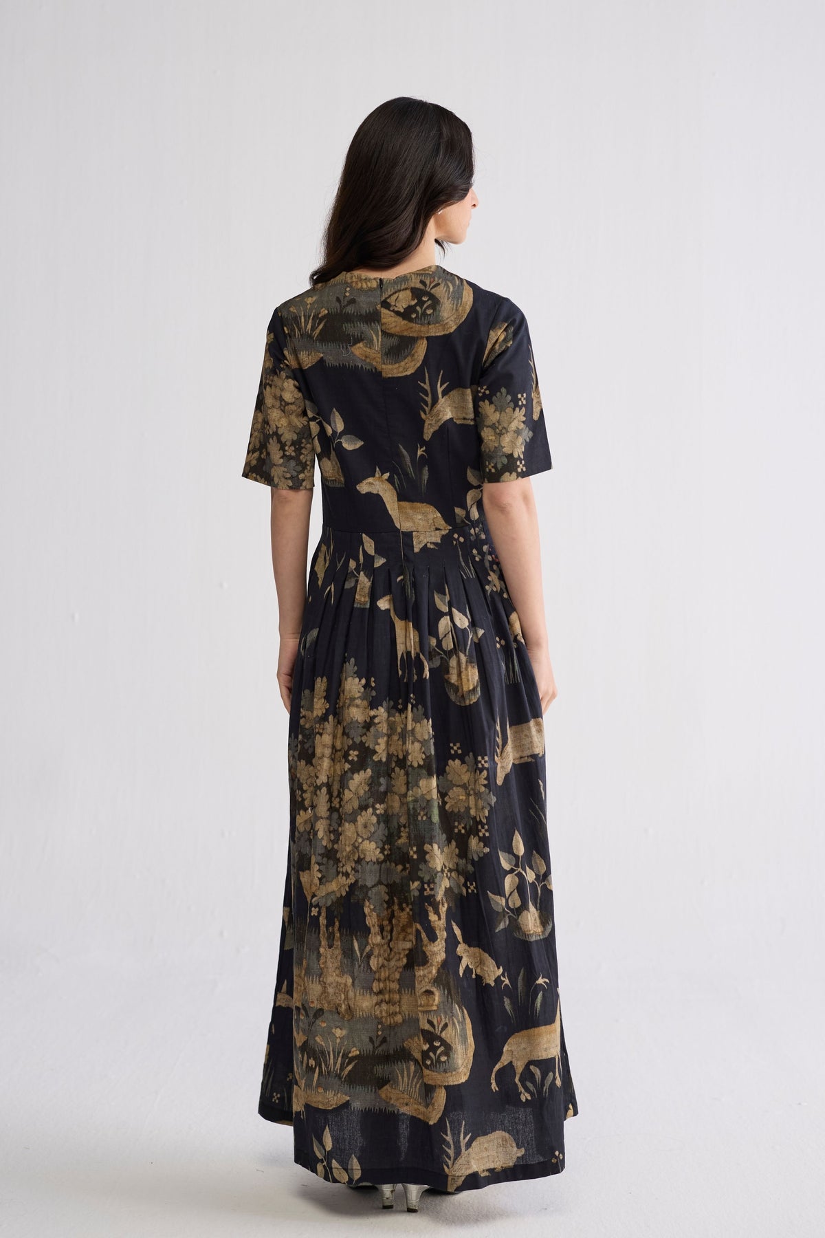 Banyan Half Pleated Dress