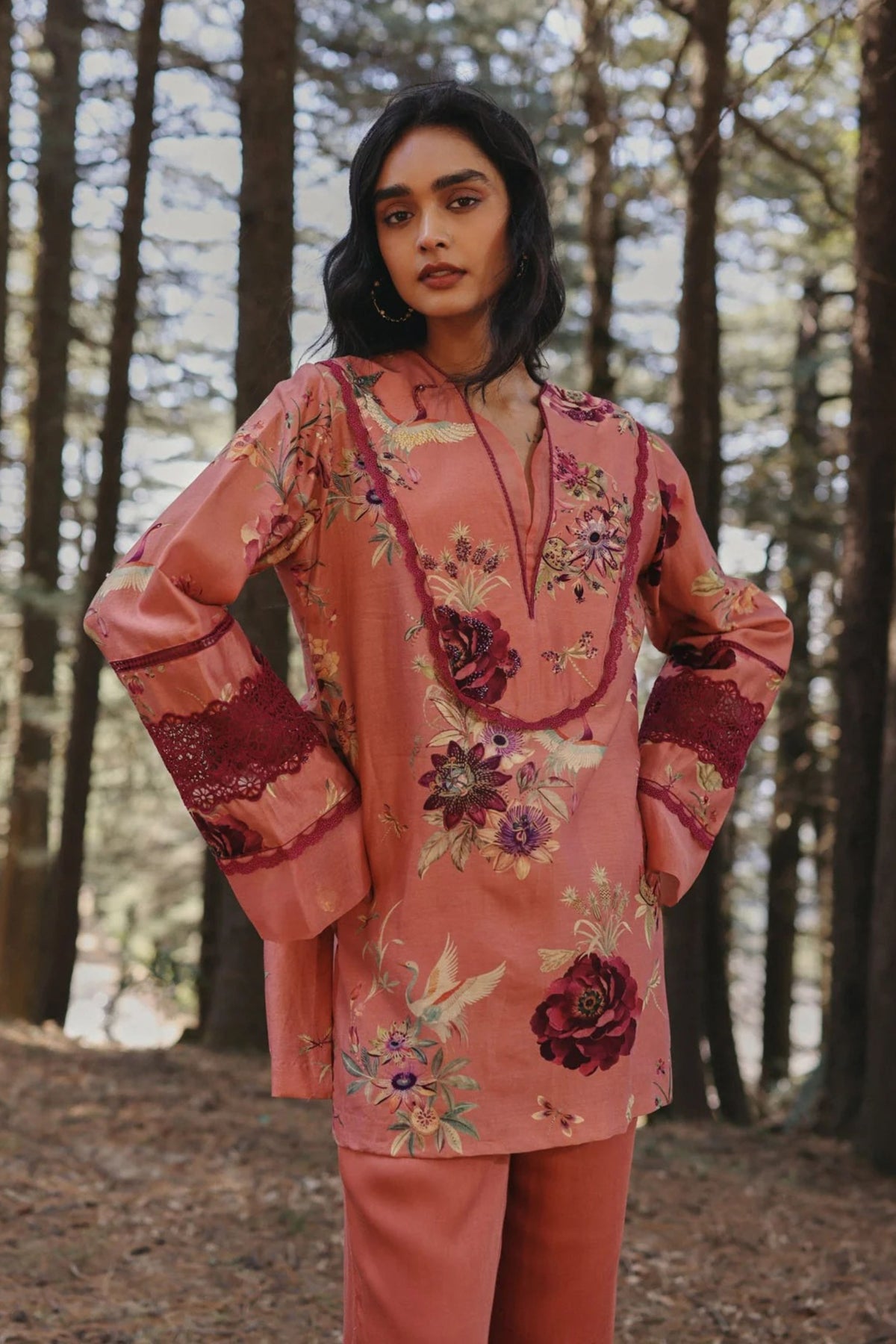 Rose Garden Kurta Set