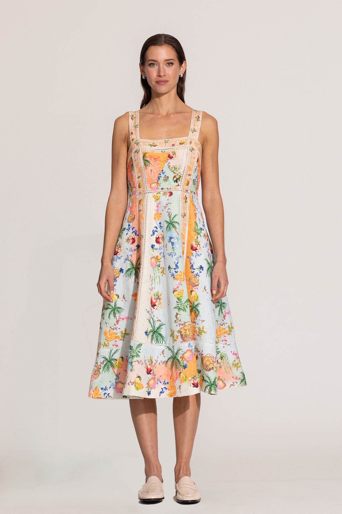 Alora Panel Midi Dress