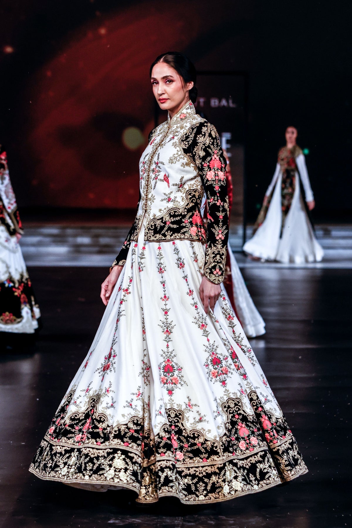 Ivory Chanderi Lehenga