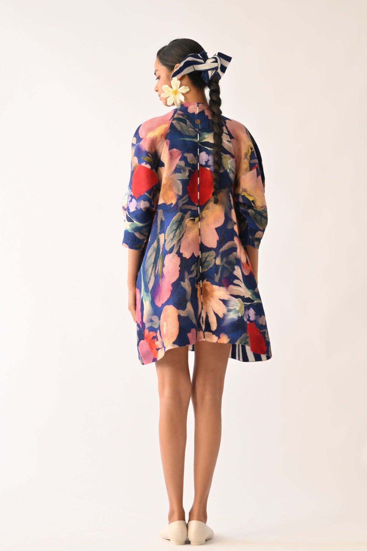 Liberty Rb Sleeve Aline Short Dress