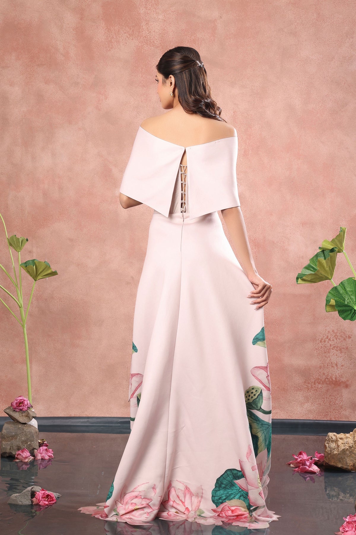 Corset High Low Wrap Set