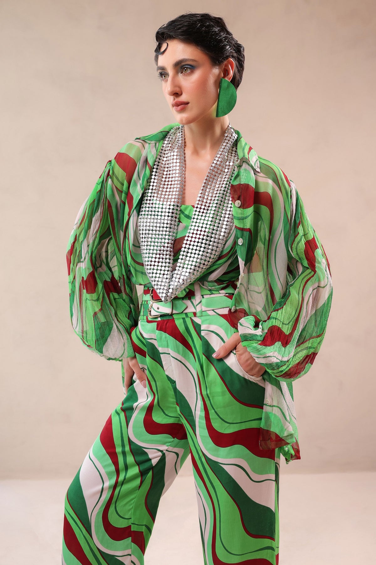 All Green Co-ord Set