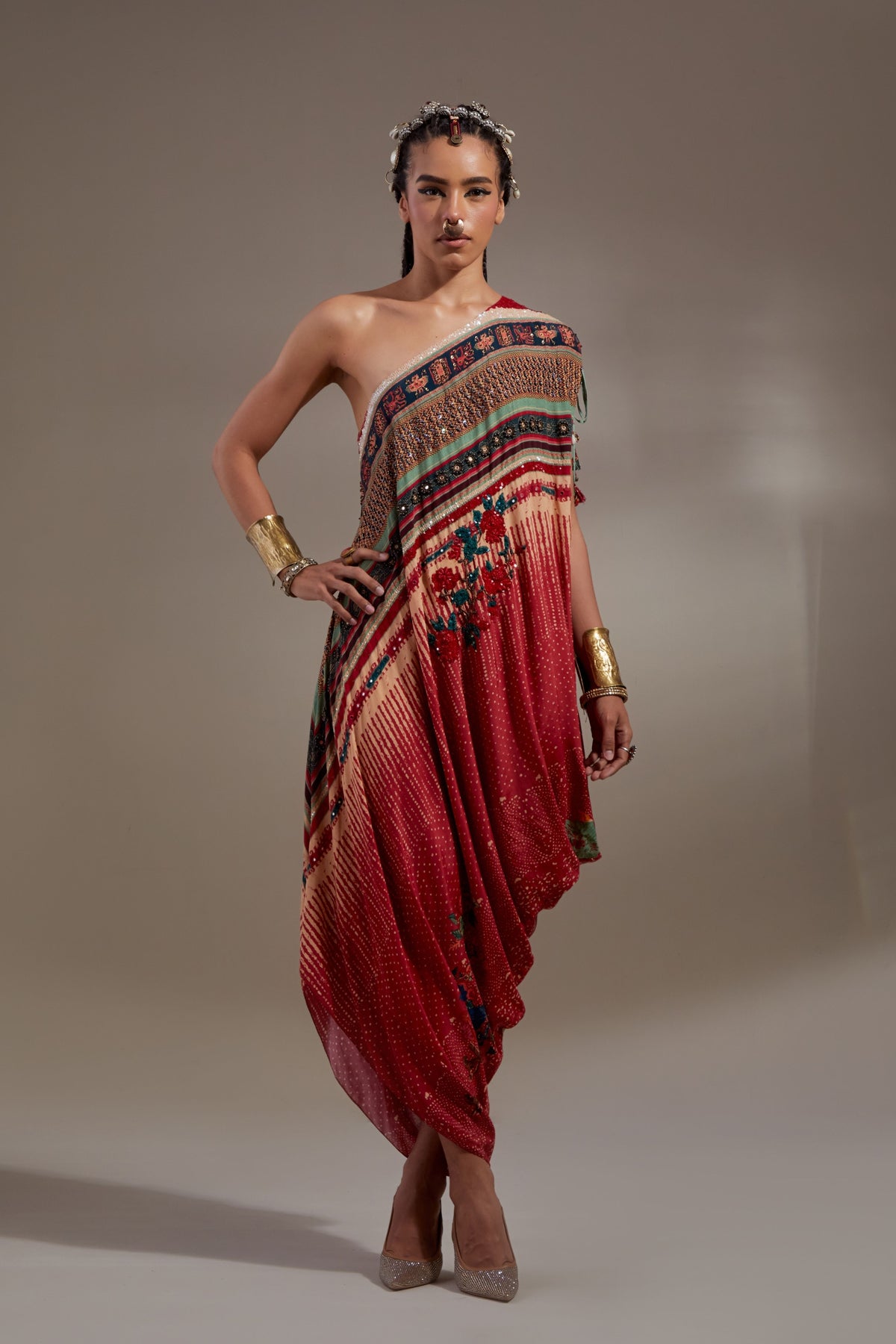 Rasa One Shoulder Dress