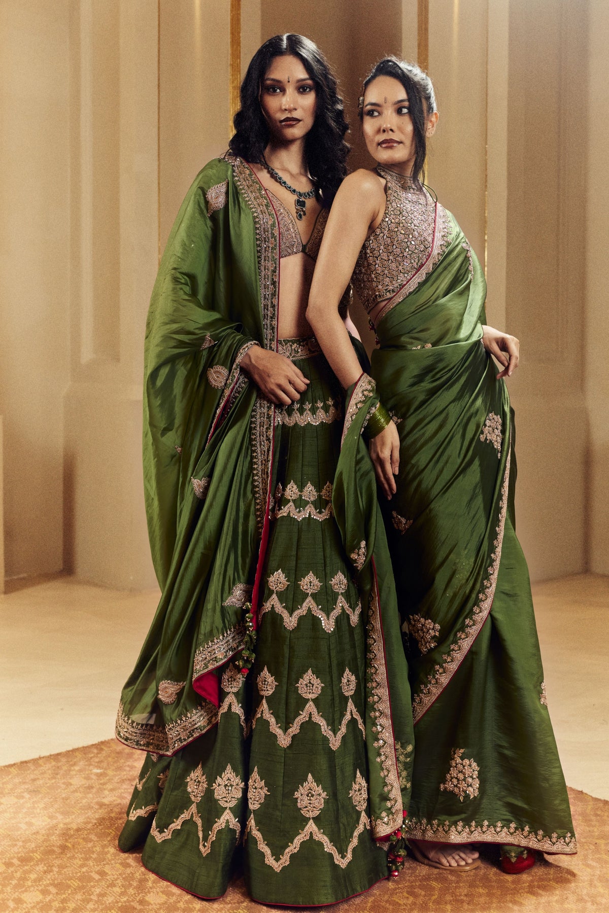Kaccha Aam  Lehenga Set