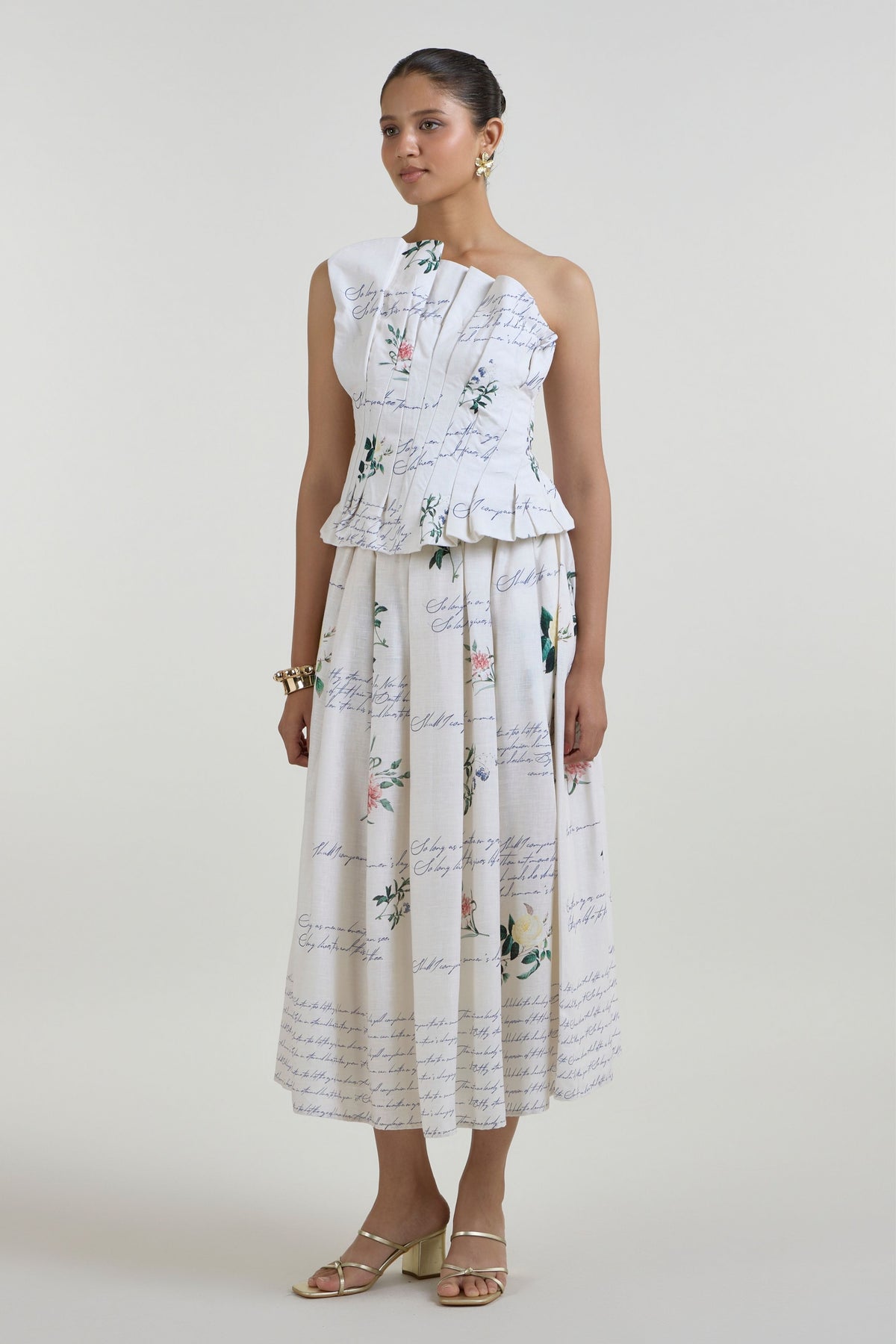 Poetry Skirt Set