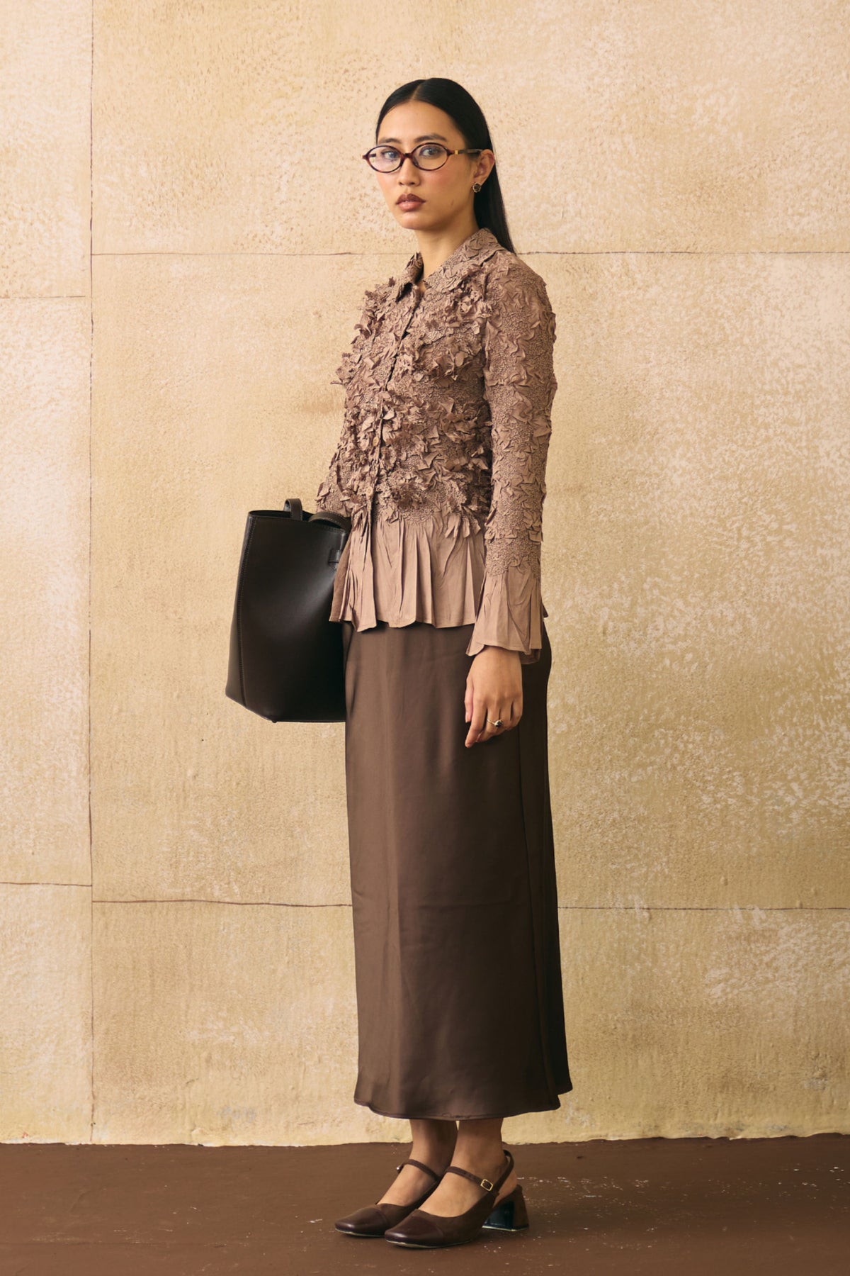 Brown Elsara Top